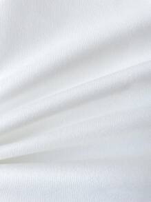 1pc Letter Graphic Cushion Cover Without Filler - Multicolor - View 5