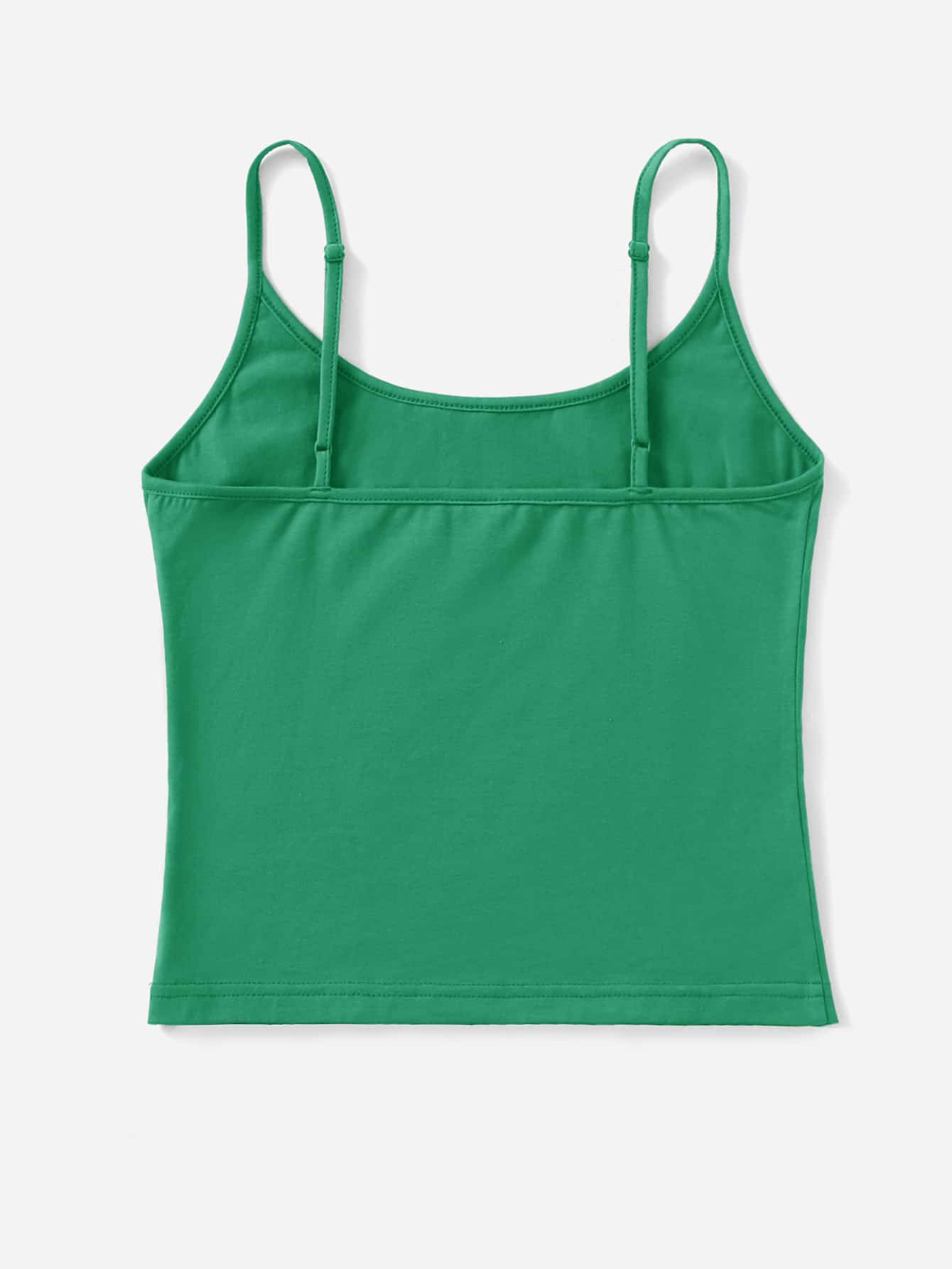 SHEIN EZwear Solid Cami Top - Green - View 2