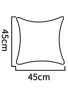 1 pieza Funda de cojín sin relleno gota de agua - Gris - Ver 4