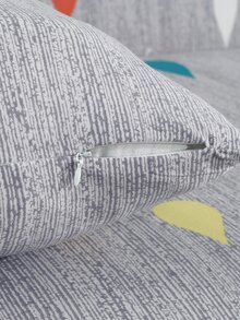 1 pieza Funda de cojín sin relleno gota de agua - Gris - Ver 3