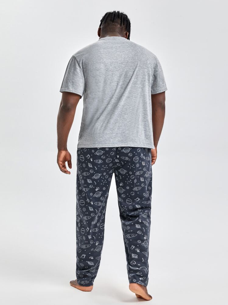 Ficka Paisley Män Lounge Set - Multifärgad - Visa 2