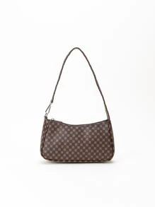 Họa tiết Hình học Cái túi - Cà phê nâu - Xem 1