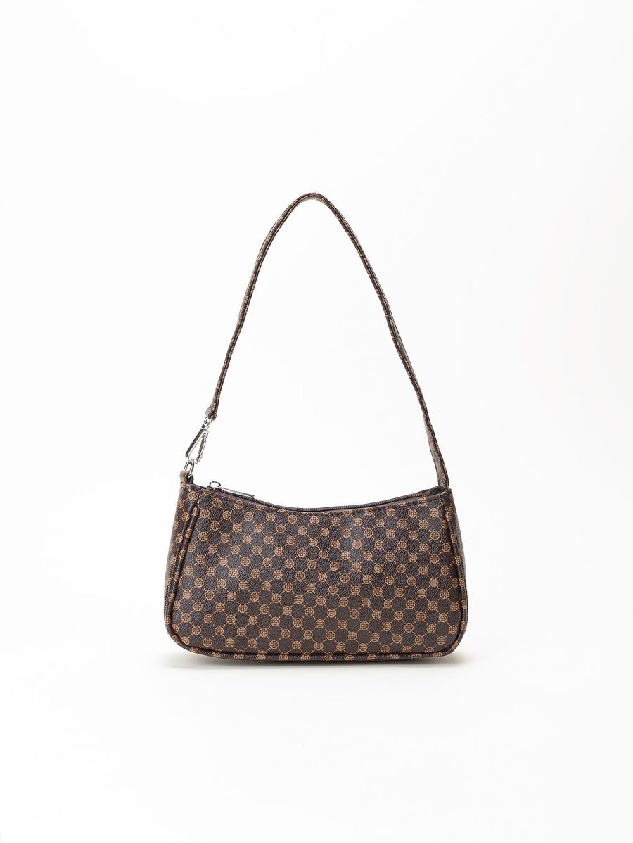 Họa tiết Hình học Cái túi - Cà phê nâu - Xem 1