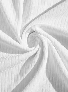 Manfinity VCAY Men Patched Detail Tee & Drawstring Waist Shorts - Khaki - View 4