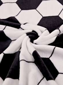 1pc Soccer Pattern Blanket