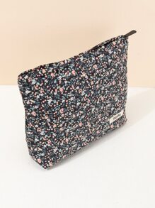 1 件花卉灯芯绒可爱小清新软花大容量六角包化妆包女士女孩化妆包化妆袋护肤包洗漱包收纳包，旅行必需品邮轮必需品宿舍必需品，婚礼伴娘礼物，妈妈礼物，生日礼物，送给朋友和老师的礼物，家居装饰，浴室客厅卧室装饰，浴室收纳盒，珠宝收纳盒，唇油收纳盒，指甲油收纳盒 - 彩色 - 查看 2