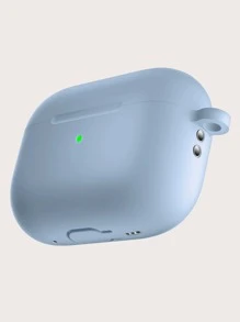 1pc Silicone Case Compatible With AirPods - Baby Blue - View 3