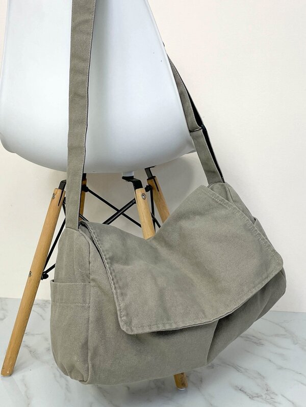 Minimalist Flap Hobo Bag School Bag For Graduate, Teen Girls, Freshman, Sophomore, Junior & Senior In College, University & High School, Perfect For Outdoors ,Travel & Back To School