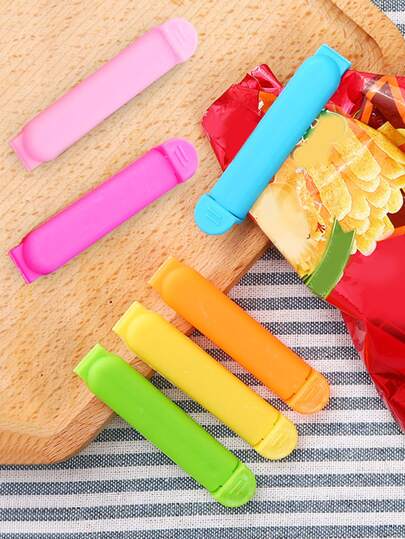 10入組便攜隨機色密封夾