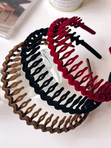 3pcs Comb Design Headband - Multicolor - View 1