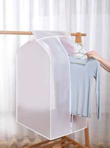 1pc 3D Zipper Clothes Dust Cover, Clothes Storage Wardrobe Suit Case Cover, Home Organizer Bag, Dress Suits Garment Bags For Clothes - Clear - View 5