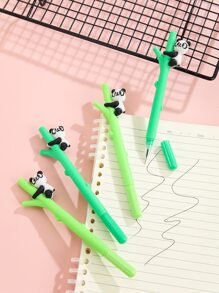 1pc Panda Design Random Gel Pen - Multicolor - View 4