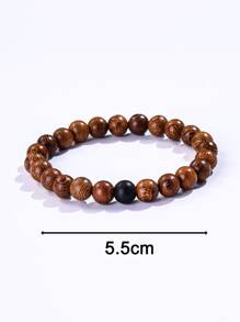 2 Gói Vòng Tay Đính Hạt Gỗ Cho Nam - Nhiều màu - Xem 7