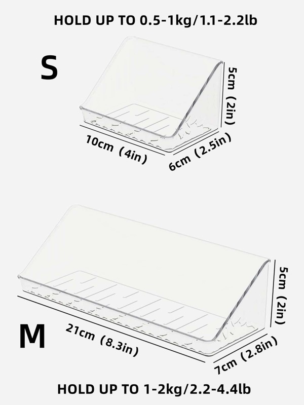 1pc Clear Desktop Storage Rack SHEIN UK