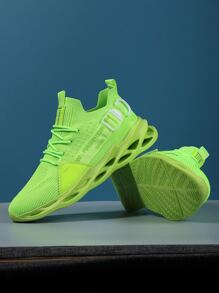 Cross-Border Oversized Couple's Running Shoes For Men, Design With Blade-Style Soles