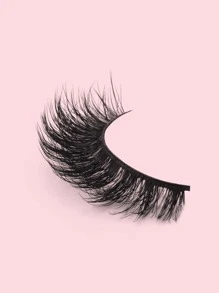 MAGEFY 8 对自然浓密假睫毛和 1 个一次性睫毛刷，蓬松纤细，适合日常使用漫画睫毛，旅行必备假睫毛，睫毛，睫毛，假睫毛 - 黑色 - 查看 4