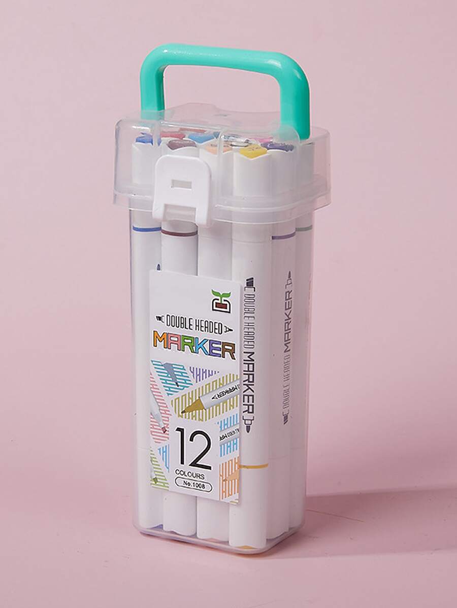 12pcs Mixed Color Marker | SHEIN USA