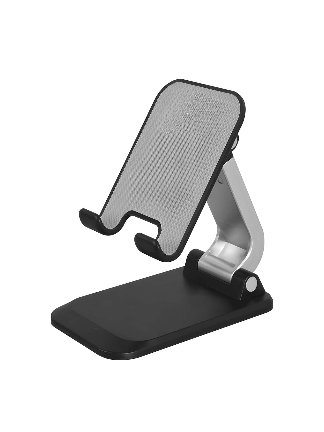 1入組便攜可折疊桌面手機支架 - 黑色 - 查看 1