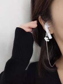 Tai nghe trang trí phi hành gia Chuỗi chống mất - trắng - Xem 2