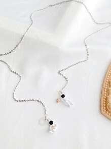 Tai nghe trang trí phi hành gia Chuỗi chống mất - trắng - Xem 3