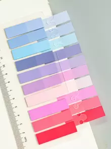 1pc Index Sticky Note Back To School - Multicolor - View 3