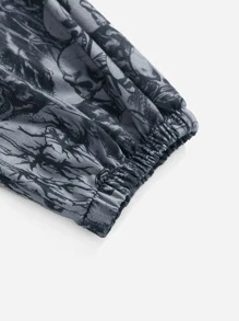 ROMWE Goth 骷髅圖案衛褲 - 彩色 - 查看 3