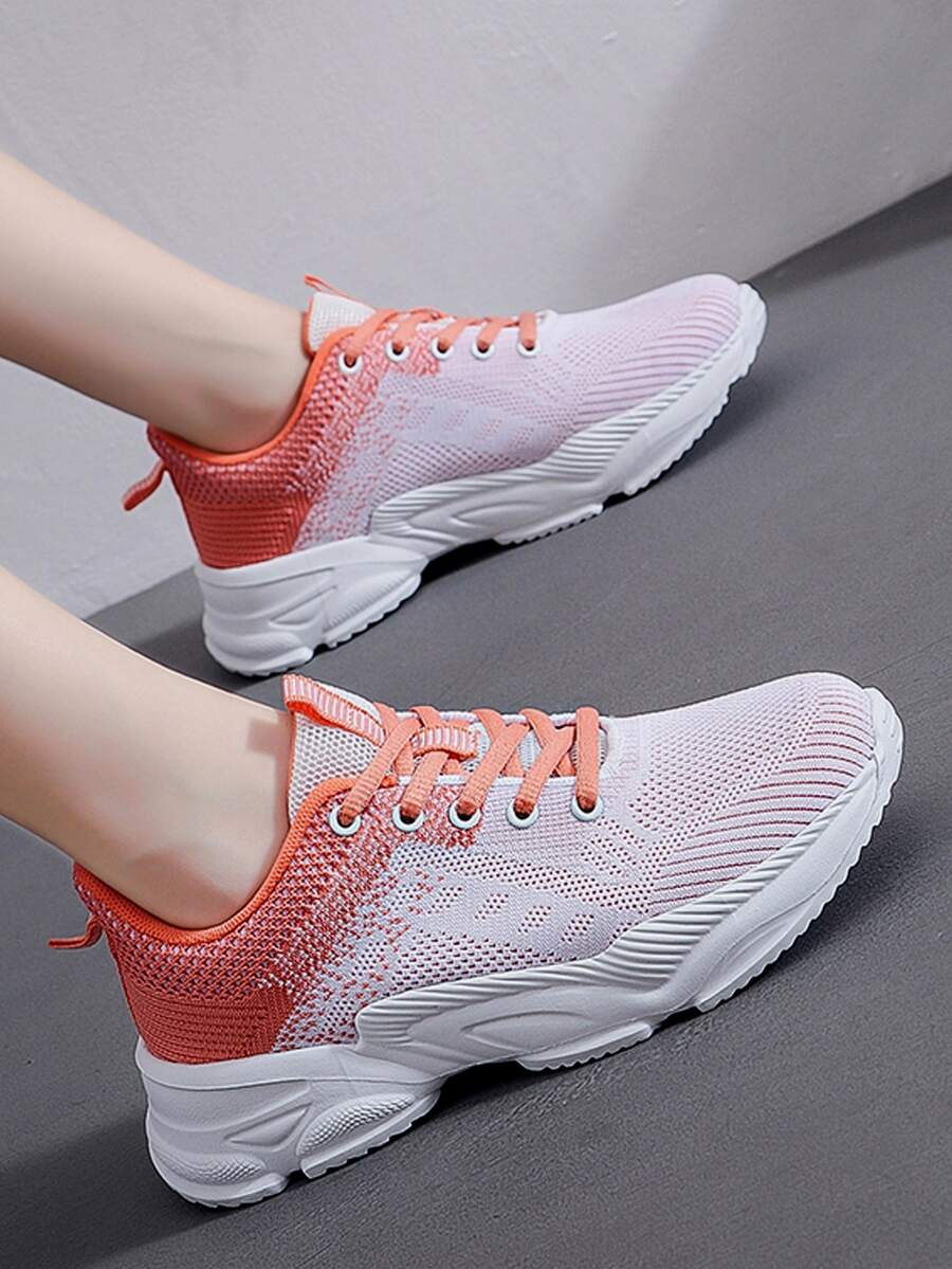 Zapatos de atletismo de dos tonos con cordón delantero - Multicolor - Ver 1