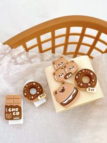 Bộ bảo vệ cáp dữ liệu 5 chiếc Bear & Donut Decor - màu nâu - Xem 4