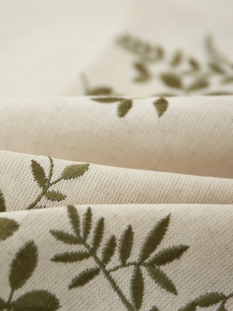 1 st bladbroderat kuddfodral, heminredning för vardagsrum, sovrum, fest, alla årstider