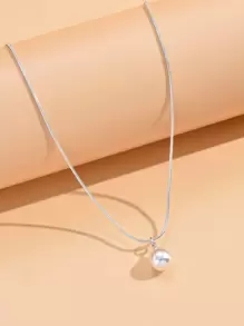Collar De De Perla Falsa