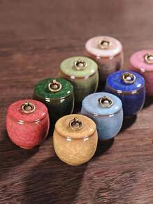 1pc Plain Drawer Handle, Gold Iron Drawer Pull For Home - Yellow - View 7