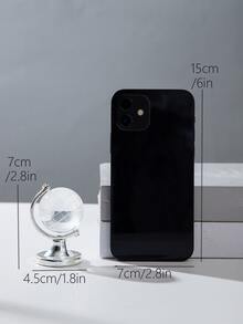 1 đồ thủ công trang trí bằng đá, đồ vật trang trí thiết kế quả cầu hiện đại cho gia đình - Bạc - Xem 4