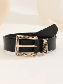 1pc Women Golden Elegant Vintage Graphic Wheat Buckle Waist Belt, Suitable For T-Shirt, Coat, Dress, Jeans Everyday Wear Summer, School Fall, Autumn, Halloween