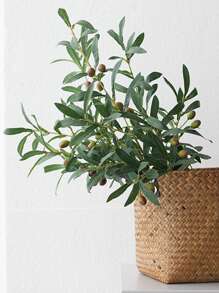 1pc Artificial Plant - Green - View 6