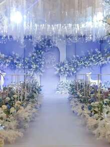 1/3/5/10支装人造绣球花/樱花藤蔓花环，装饰花藤，适用于情人节礼物、家居装饰、餐桌、卧室、婚礼场地、户外花园、新年等场合。 - 彩色 - 查看 4