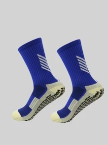 1雙撞色防滑運動襪子 - 彩色 - 查看 1