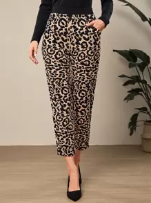 EMERY ROSE Quần nữ Túi In hoa Báo Thanh lịch - Nhiều màu - Xem 1