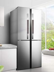 2pcs Jacquard Refrigerator Door Knob Cover - Grey - View 2