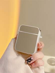 1入組隨機色鏡子設計耳機殼適用於Airpods - 無色 - 查看 3