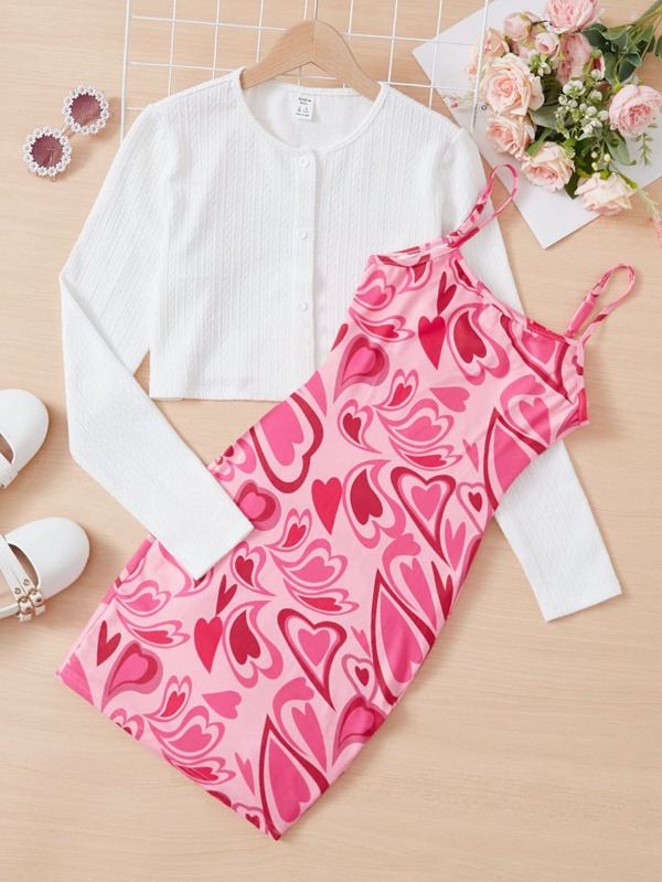 Gilet Cache-coeur En Maille Fantaisie - Vert Cendré - - 14.00