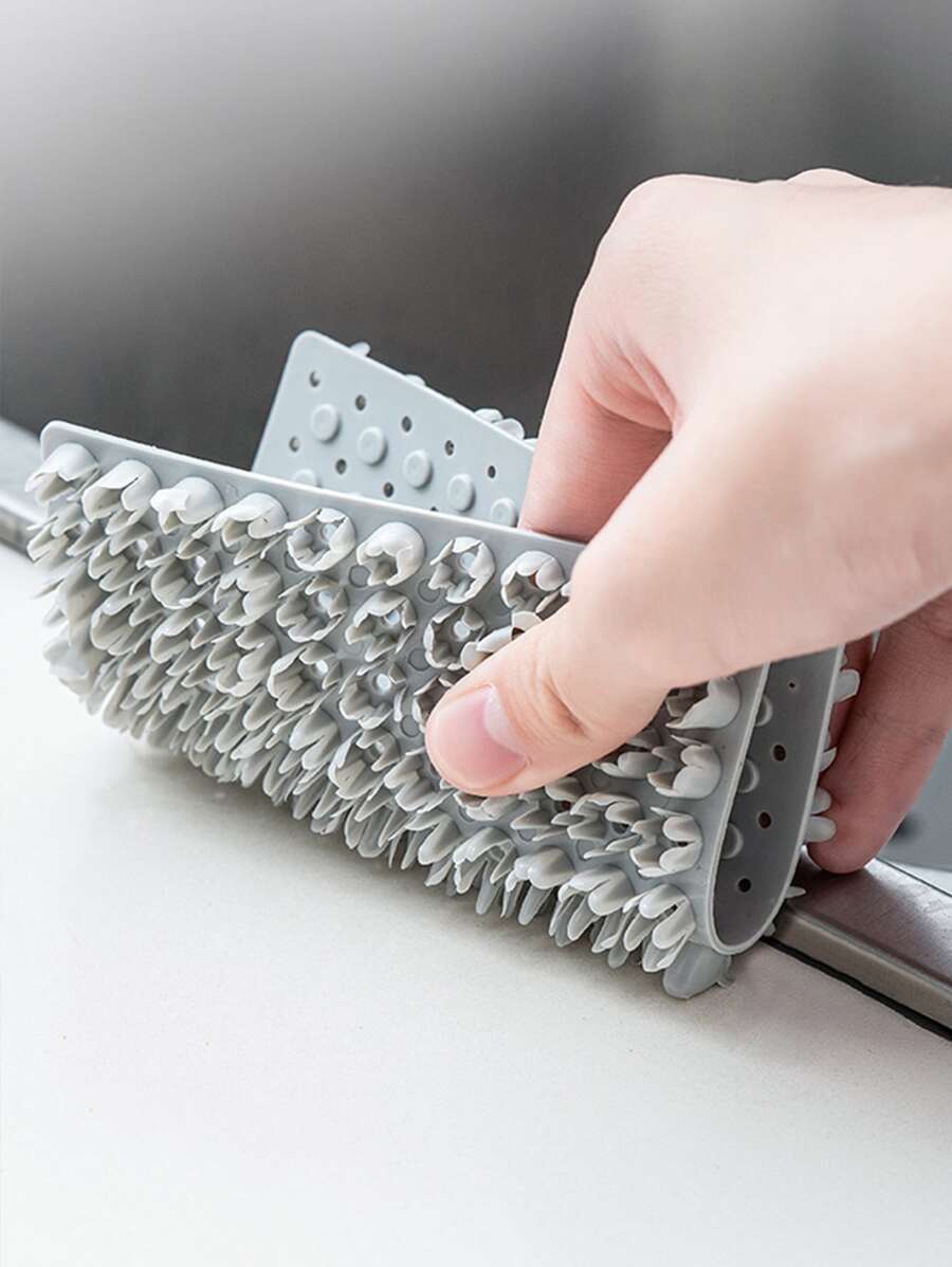 1pc Multifunction Cleaning Brush - Grey - View 1