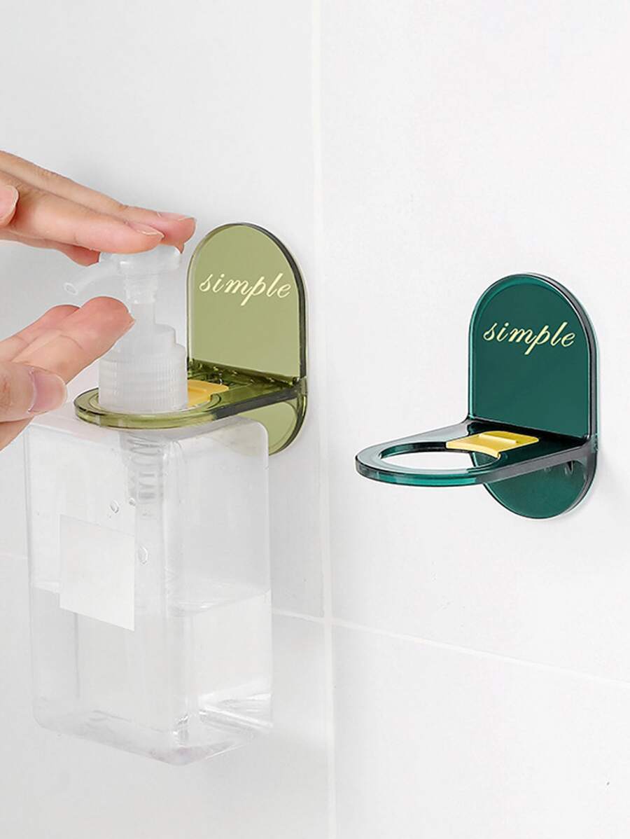 2pcs Letter Graphic Random Color Shampoo Bottle - Multicolor - View 1