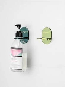 2pcs Letter Graphic Random Color Shampoo Bottle - Multicolor - View 3