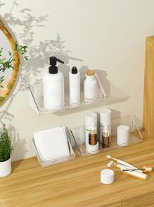 1入組透明書桌收納架