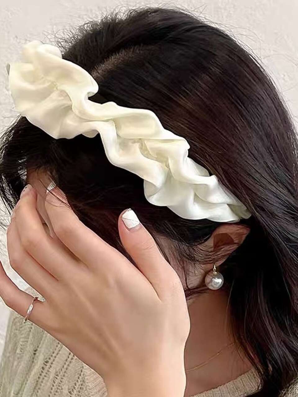 Solid Ruched Headband,Hairband,Hair Hoop Headbands Hair Accessories Head Accessories
