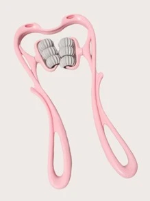 Minimalist Neck Massage Roller - Pink - View 3