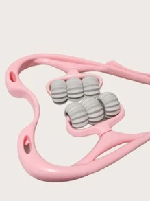 Minimalist Neck Massage Roller - Pink - View 4