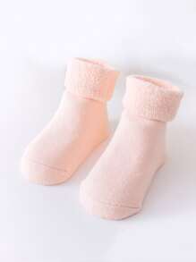Bebé 2 pares Calcetines unicolor - Multicolor - Ver 2