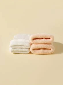 Bebé 2 pares Calcetines unicolor - Multicolor - Ver 3