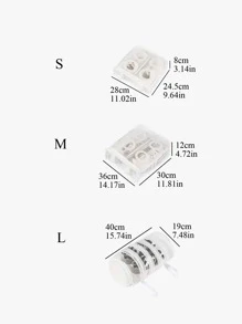 1 pieza Bolsa de lavandería zapato - Blanco - Ver 3